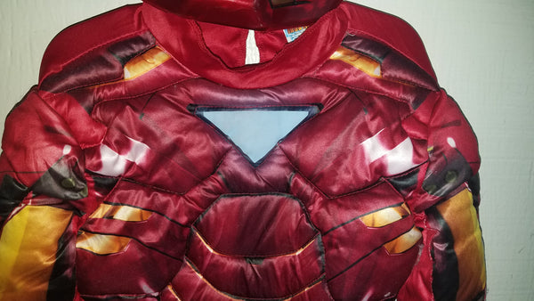 Boys Size 4-6 Padded Iron Man Halloween Costume