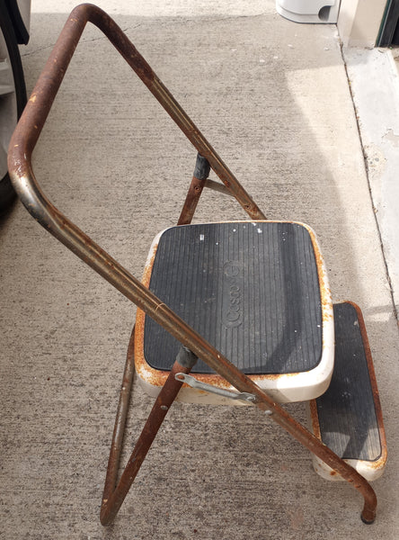 Vintage COSCO Folding 2-Step Stepping Stool Ladder