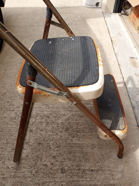 Vintage COSCO Folding 2-Step Stepping Stool Ladder