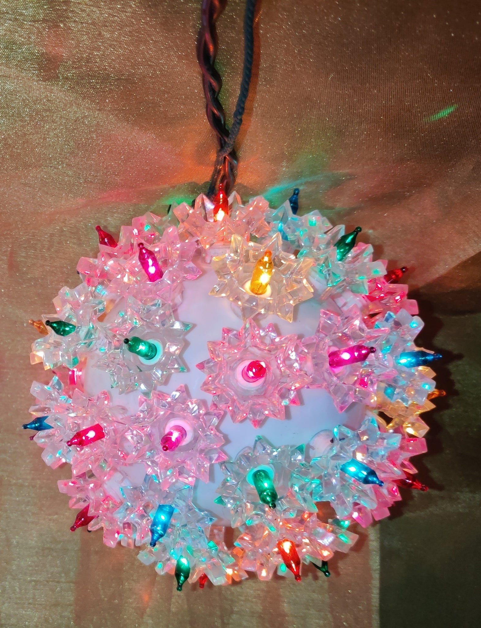 6" Starlight Spear Globe Holiday Light Up Ornaments