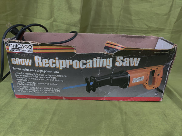 Chicago Electric 600W Reciprocating Saw