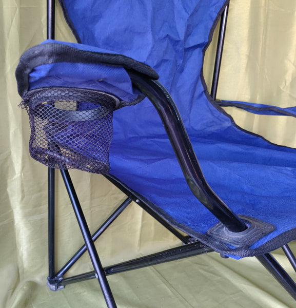 Outdoor Embark Blue Portable Folding Quad Camping Chair