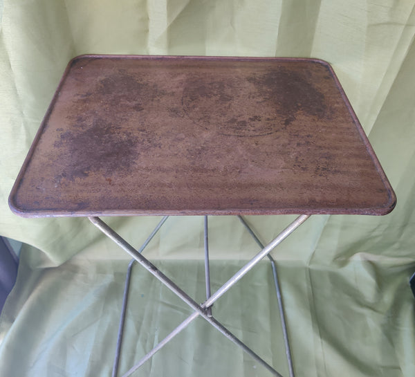 Vintage Folding Portable Durham Handi Table