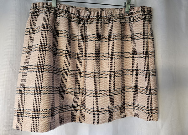 XXL WILD FABLE Plaid Multi-color Skirt