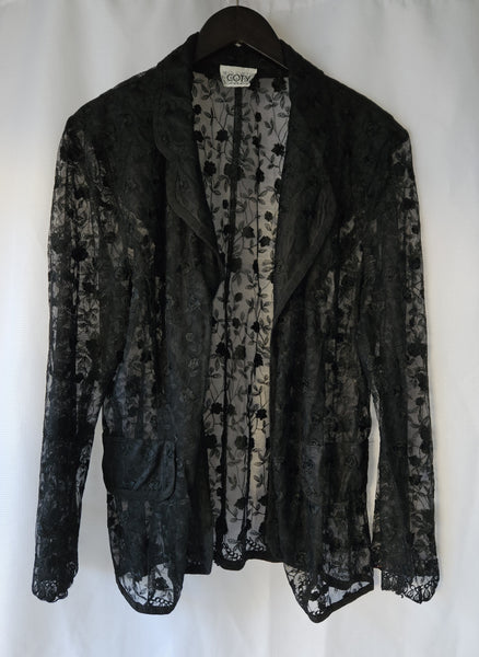 XXL COTY Black Lace Jacket