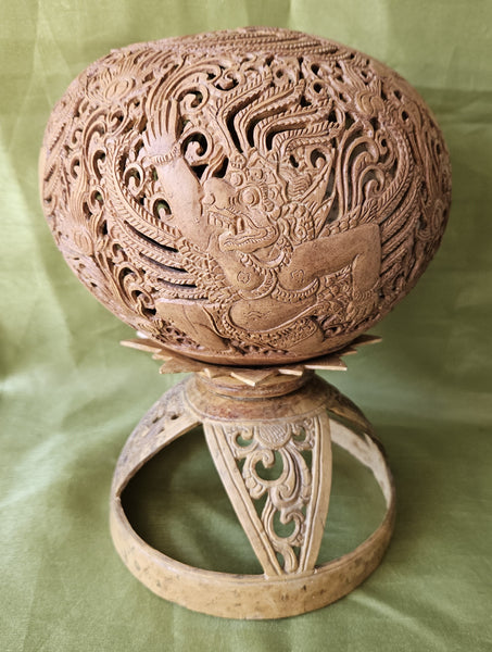 Hand Carved Thai Lamp