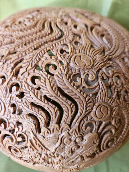 Hand Carved Thai Lamp