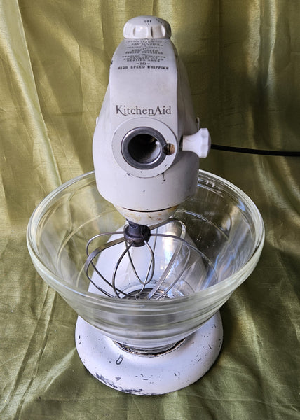 Vintage White Kitchen-aid Bowl Mixer