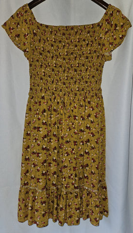 Medium XHILARATION Yellow Floral Dress