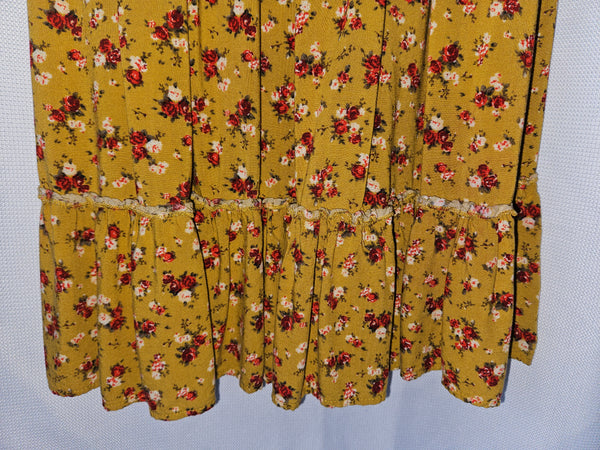 Medium XHILARATION Yellow Floral Dress