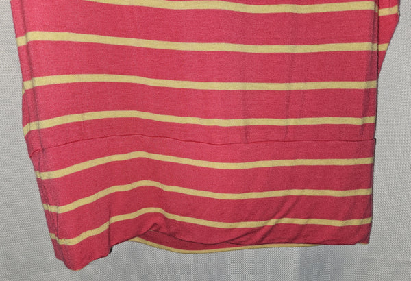 Small ZENANA OUTFITERS Pink & Yellow Striped Top