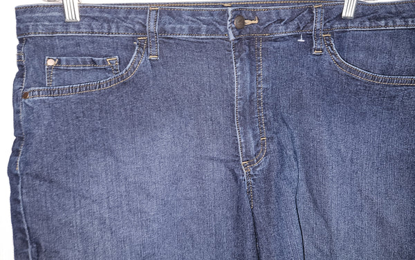 Size 18 LEE RIDERS Mid Rise Blue Jean Shorts