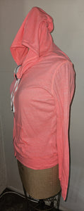 XL CITY STRATS Neon Orange Hooded Zip Front Sweatshirt