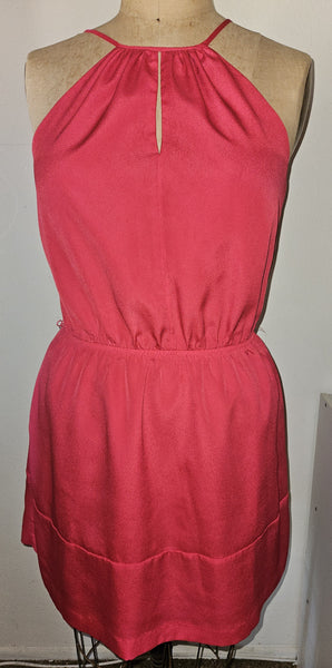 Large EXPRESS Red Halter Dress
