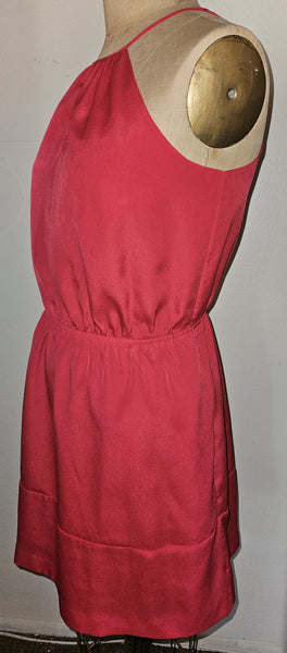 Large EXPRESS Red Halter Dress