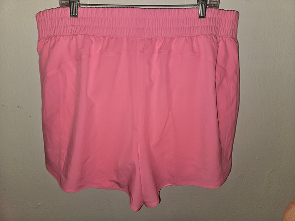 XXL (20) Brand New AVIA Neon Pink Workout Shorts