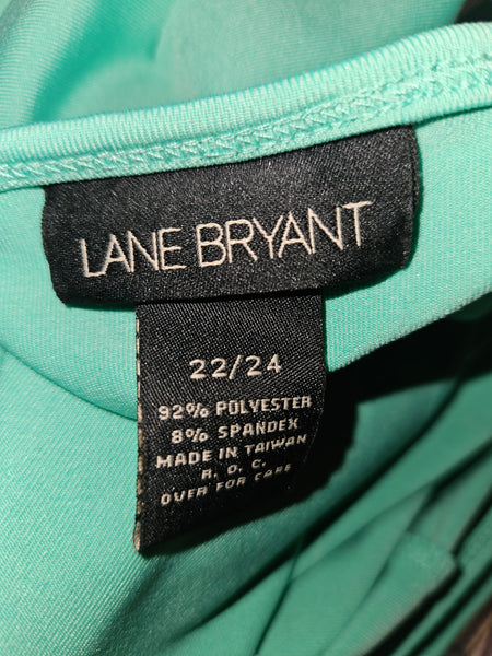 Size 22/24 LANE BRYANT Mint Green Adjustable Camisole
