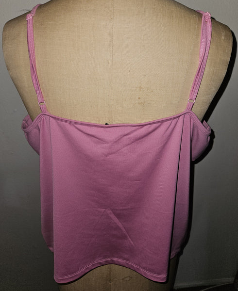 Size 22/24 LANE BRYANT Pink Adjustable Camisole