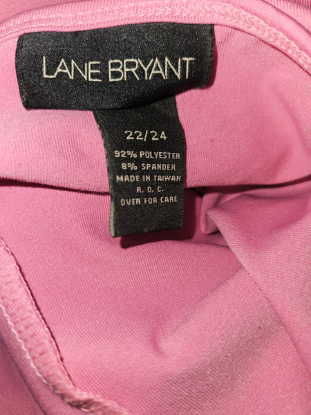 Size 22/24 LANE BRYANT Pink Adjustable Camisole