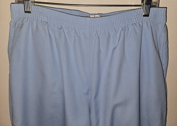 16 Petite KORET FRANCISCA Light Blue Elastic Waist Pants