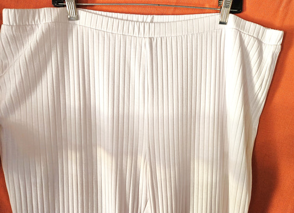 4XL SHEIN CURVE White Flare Pants