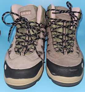 Size 8.5" HI-TEC Brown & Pink Hiking Boots