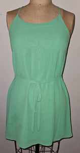 Large NAKED ZEBRA Green Sundress