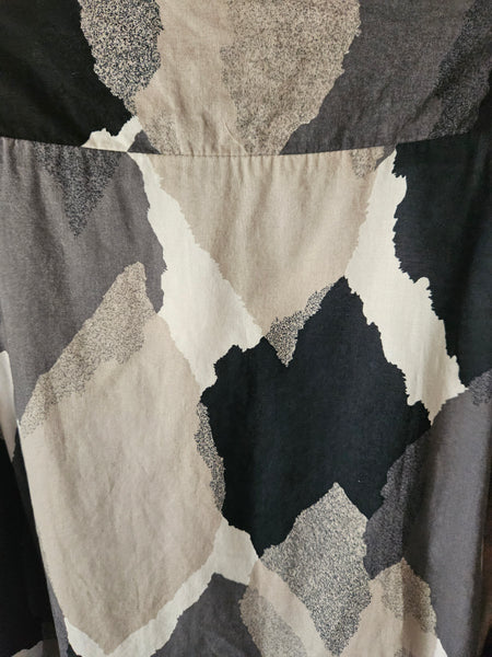 Medium MOSSIMO Black, Gray & White Skirt