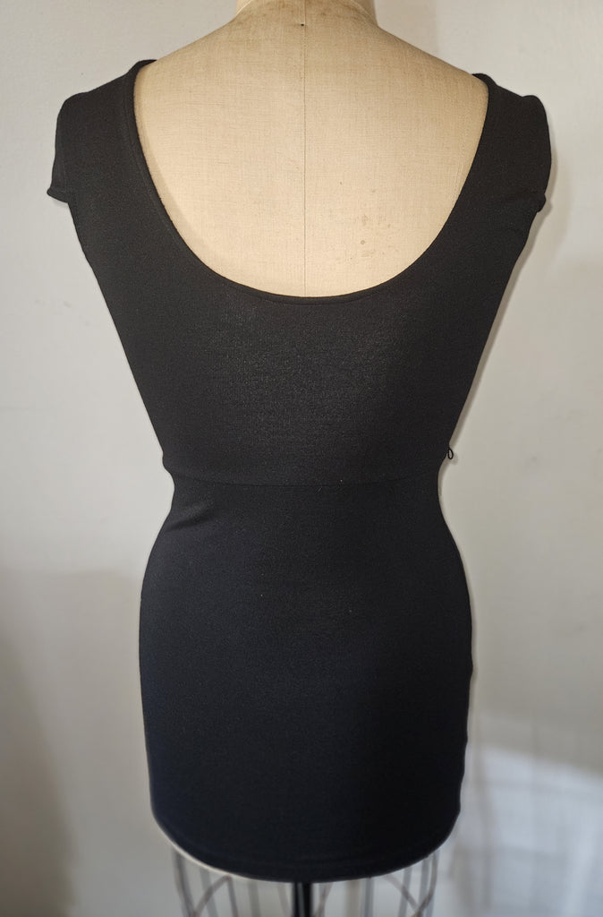 Medium PLANET GOLD Black Mini Dress The DARRling Garage Medium PLANET GOLD Black Mini Dress The DARRling Garage