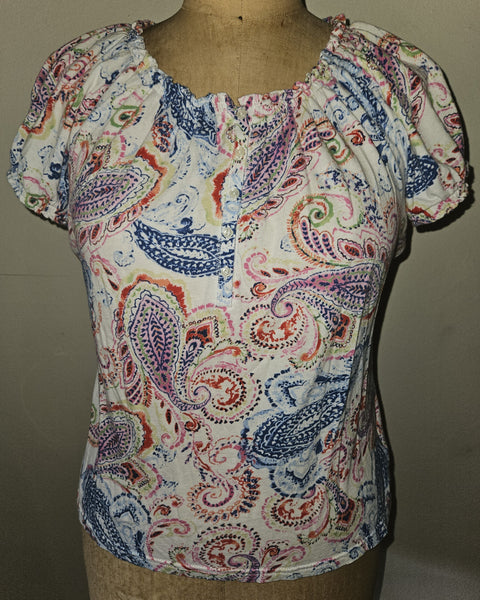 Large CHAPS Multi-color Blouse