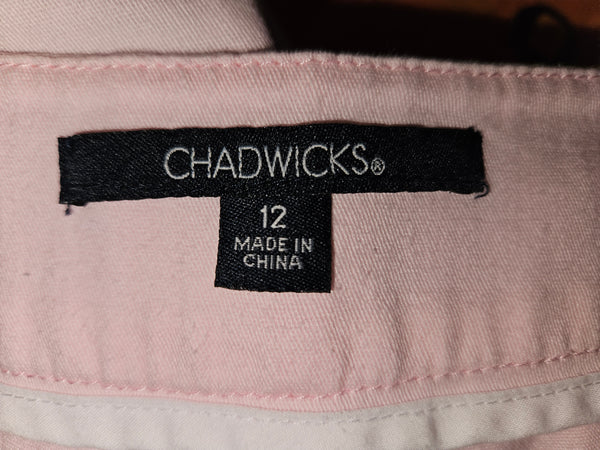 Size 12 CHADWICKS Light Pink Shorts