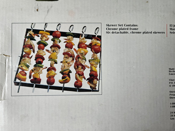 Char-Broil Skewer Kabob Set & Frame