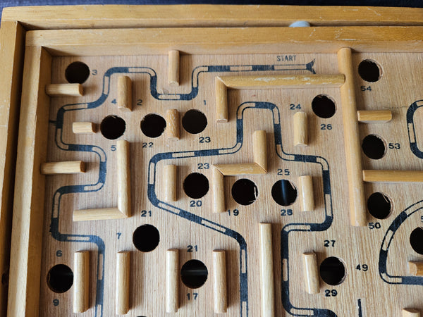 Vintage Labyrinth Wood Game (Wood Box Only)
