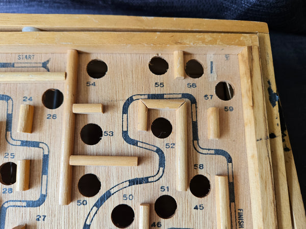 Vintage Labyrinth Wood Game (Wood Box Only)