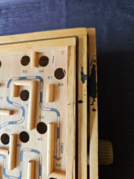 Vintage Labyrinth Wood Game (Wood Box Only)