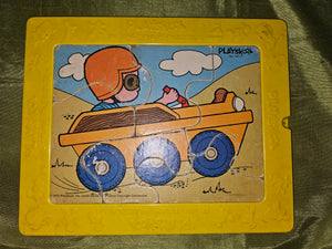 1972 Playskool Vintage Tray Puzzle No 150-10; Adventuring