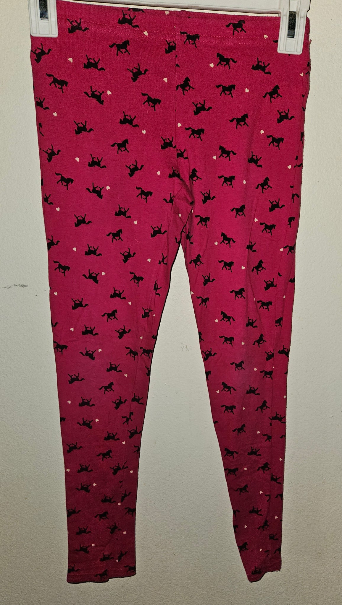 Large / Size 10/12 TOTAL GIRL Horse Pattern Pink Pants