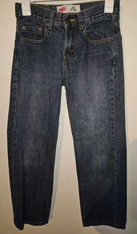 Kids Size 14 Slim LEVI'S 550 Relaxed Blue Jeans