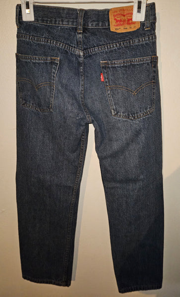 Kids Size 14 Slim LEVI'S 550 Relaxed Blue Jeans
