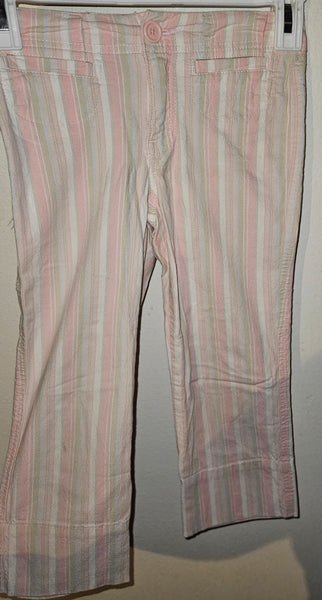 Kids Size 8 Slim LIMITED TOO Pastel Striped Pants