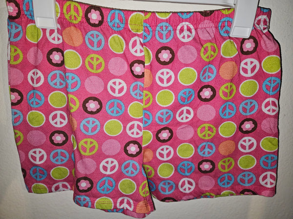 Kids Large 2-pc Monkey & Peace Sign Graphic Pajama Outfit