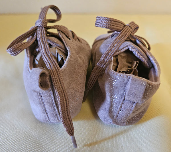 6-9 Mo Girls CARTER'S Brown Sparkle Bootie Shoes