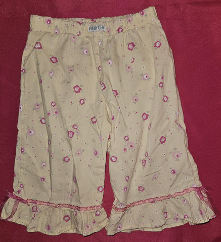 4T Girls NAARTJIE Yellow Floral Pants