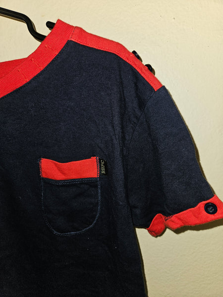 4T Boys 2-Pc Shirt Lot (Plaid Button Down & BHPC)