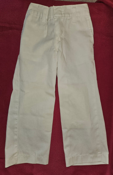 4 Reg Boys White Dress Pants