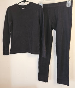 Size 6/7 Boys CIRCO 2-Pc Black Layer Set / Thermal Underwear