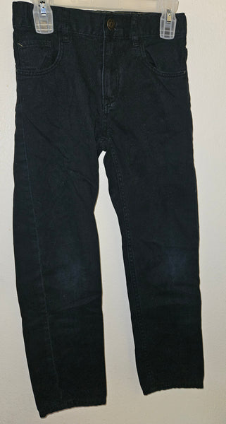 Size 7/8 Boys 2-Pc Long Sleeve Blue Shirt & H&M Black Pants
