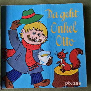 1977 German Vintage PIXI 259 Children's Book; Da geht Onkel Olle