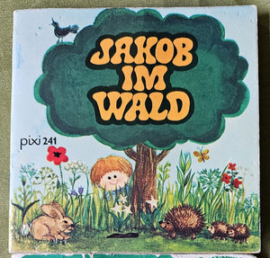 1976 German Vintage PIXI 241 Children's Book; Jakob Im Wald