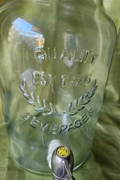 XL Glass Beverage Container (READ DETAILS)